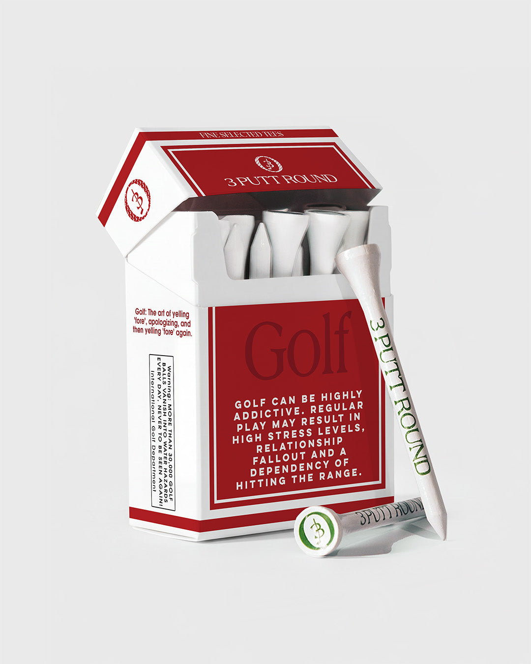 cigarette golf tee THE cigarette golf tee THE