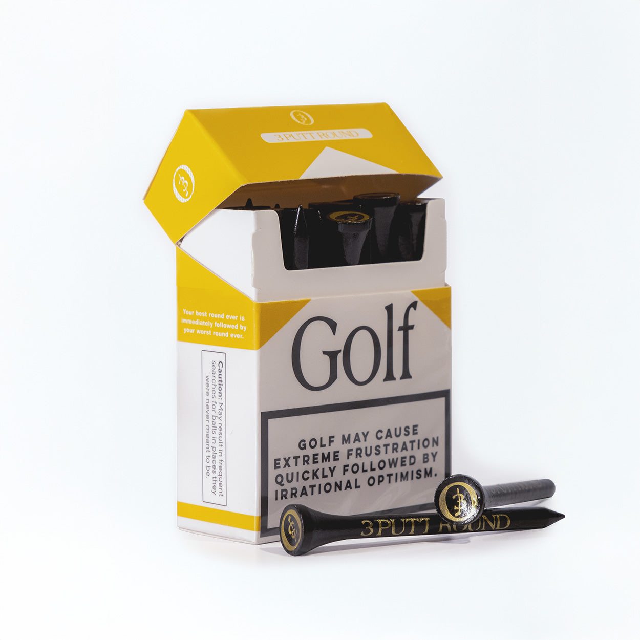 THE GOLD "GOLF ADDICTION" TEE PACK