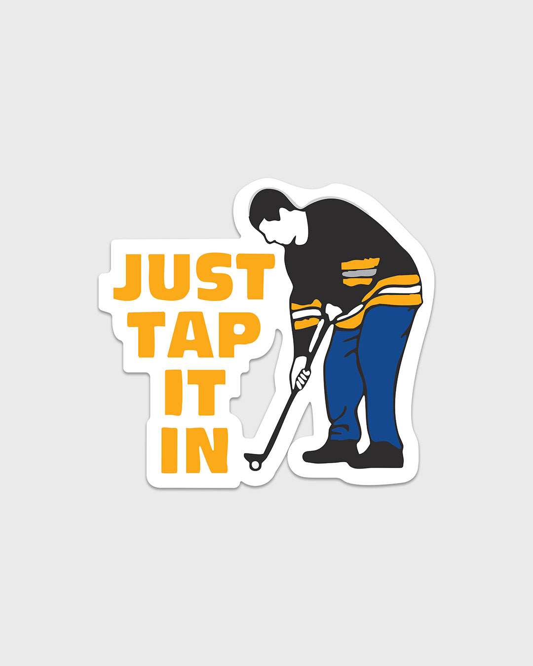 L'autocollant « Happy Gilmore »