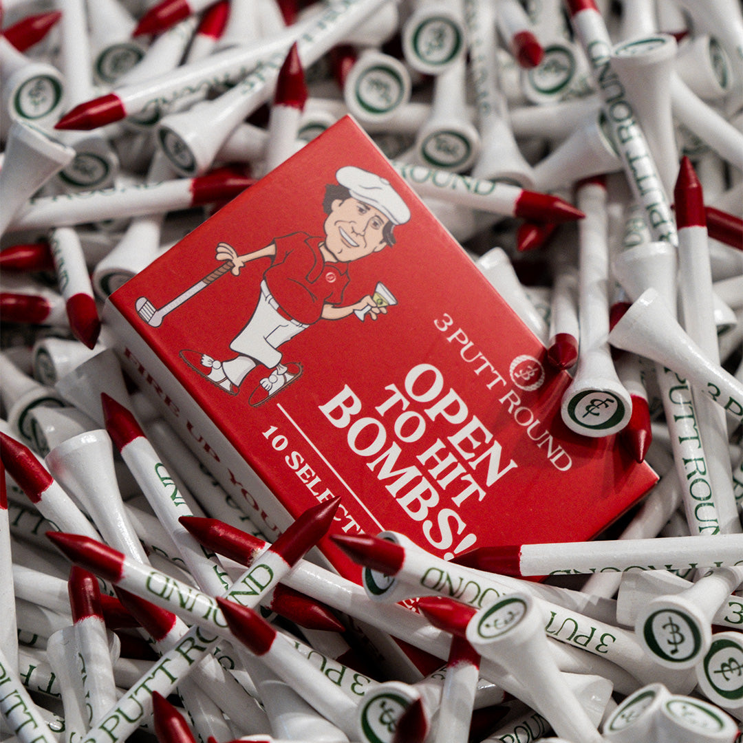THE RED GOLF TEE MATCH BOX