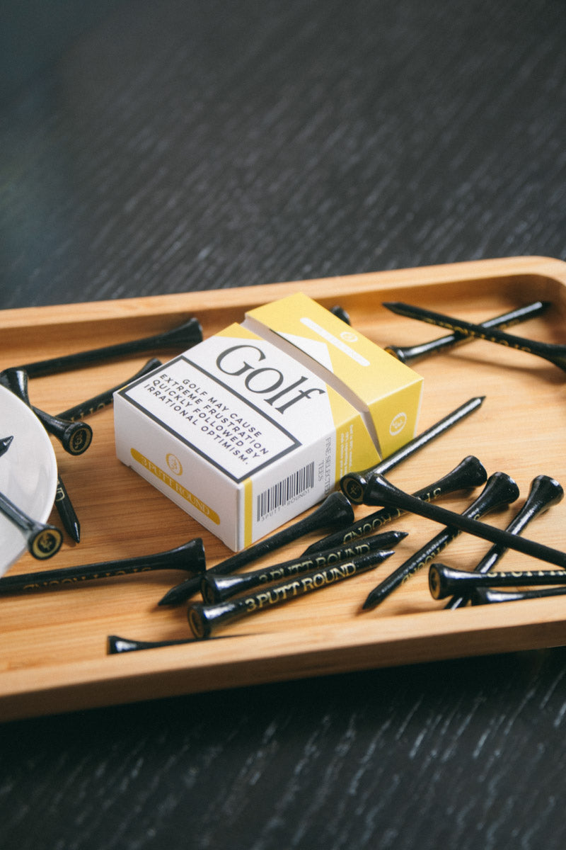 THE GOLD "GOLF ADDICTION" TEE PACK