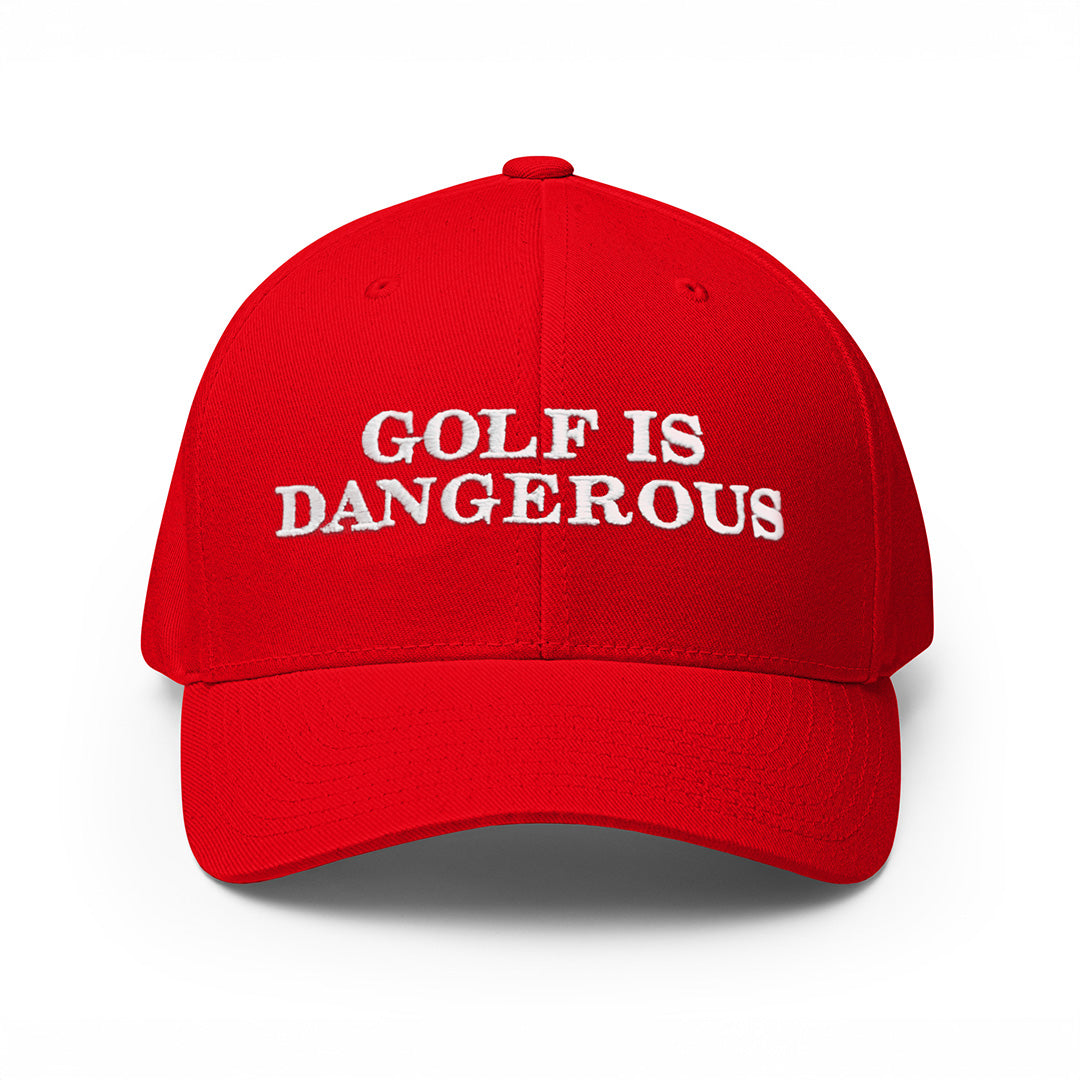 THE "GOLF IS DANGEROUS" BASEBALL CAP