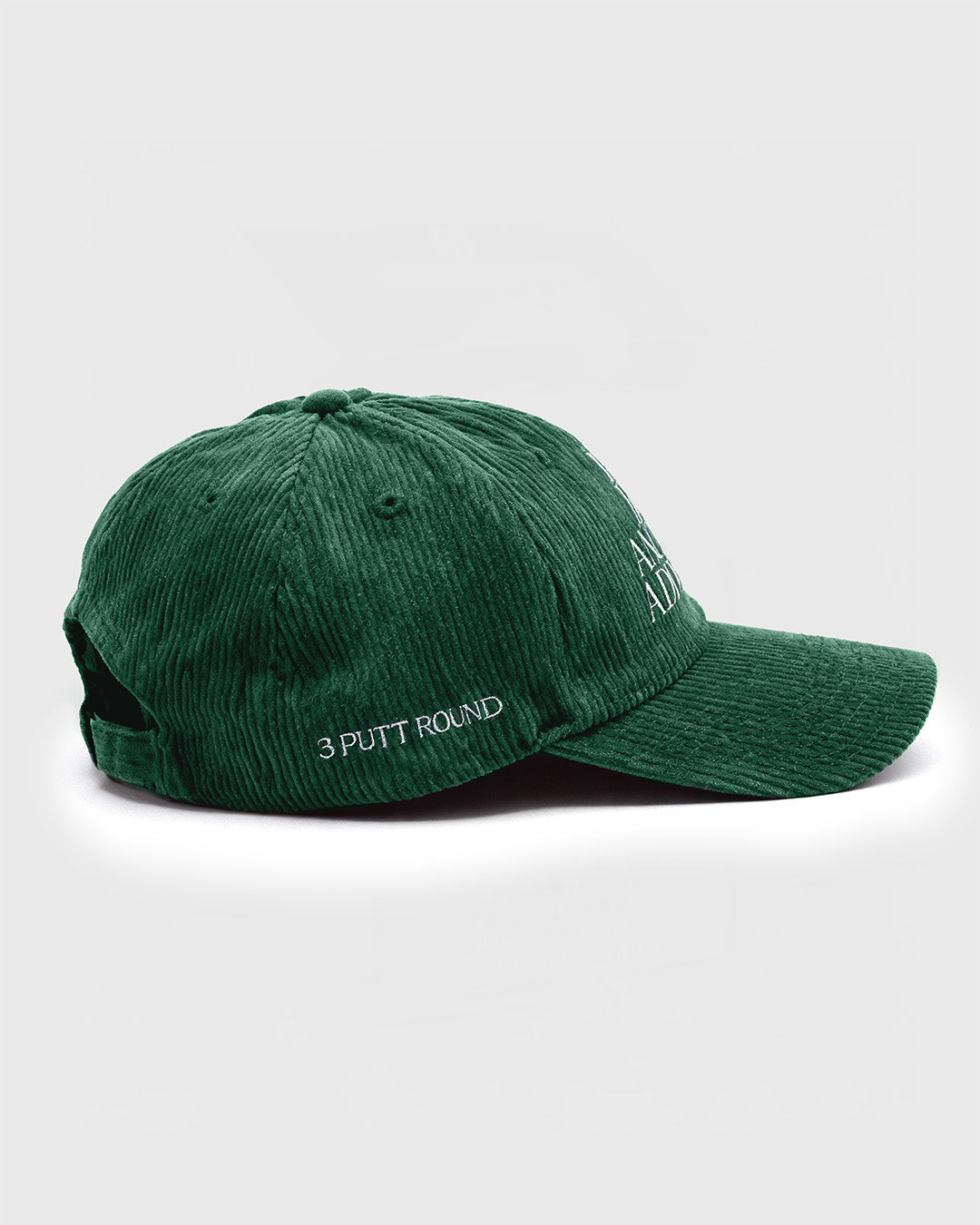 THE LOST BALLS x 3 PUTT ROUND "ADDICTED" CAP - GREEN