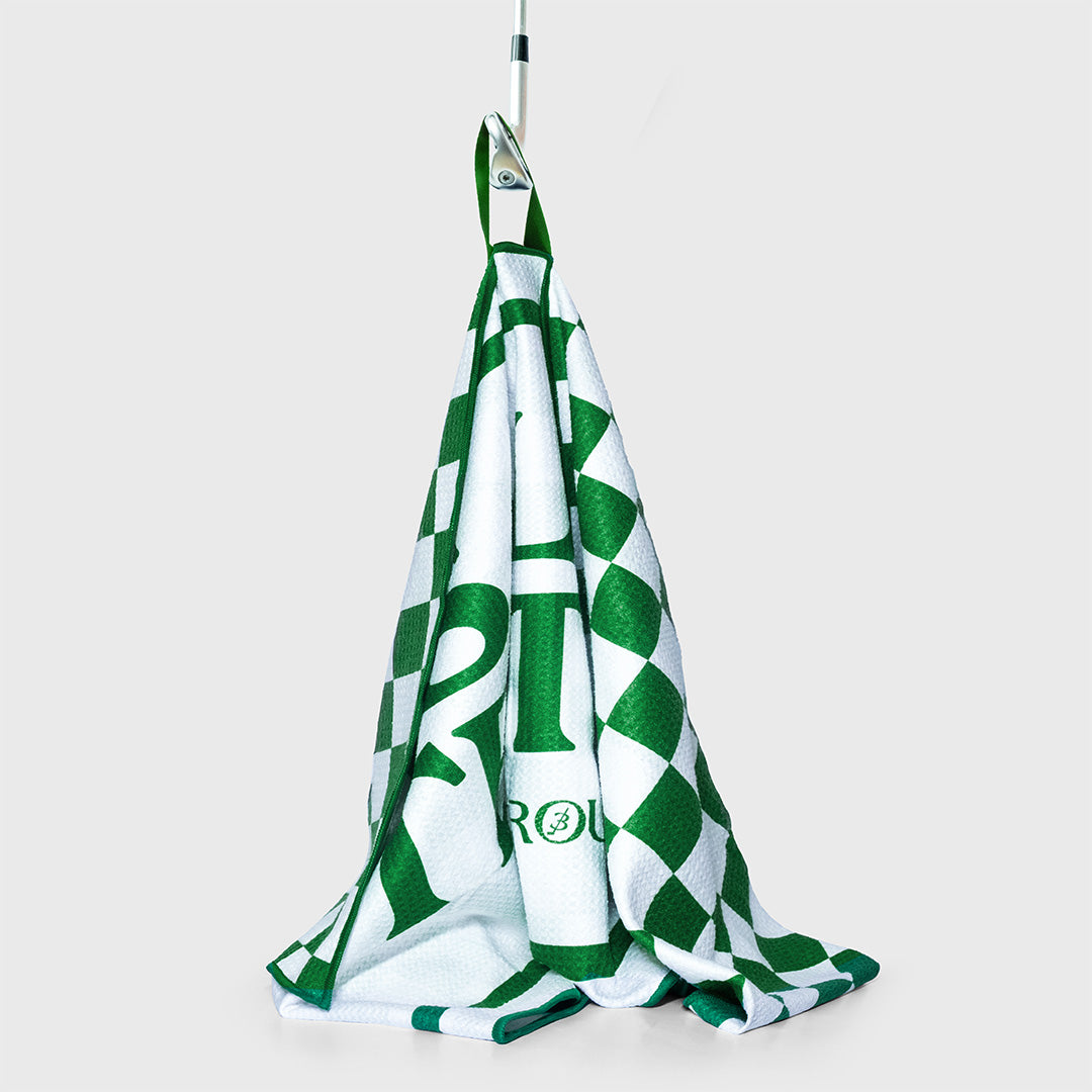 THE "IT'S ALWAYS TEE TIME" TOUR TOWEL - 50CM x 100CM