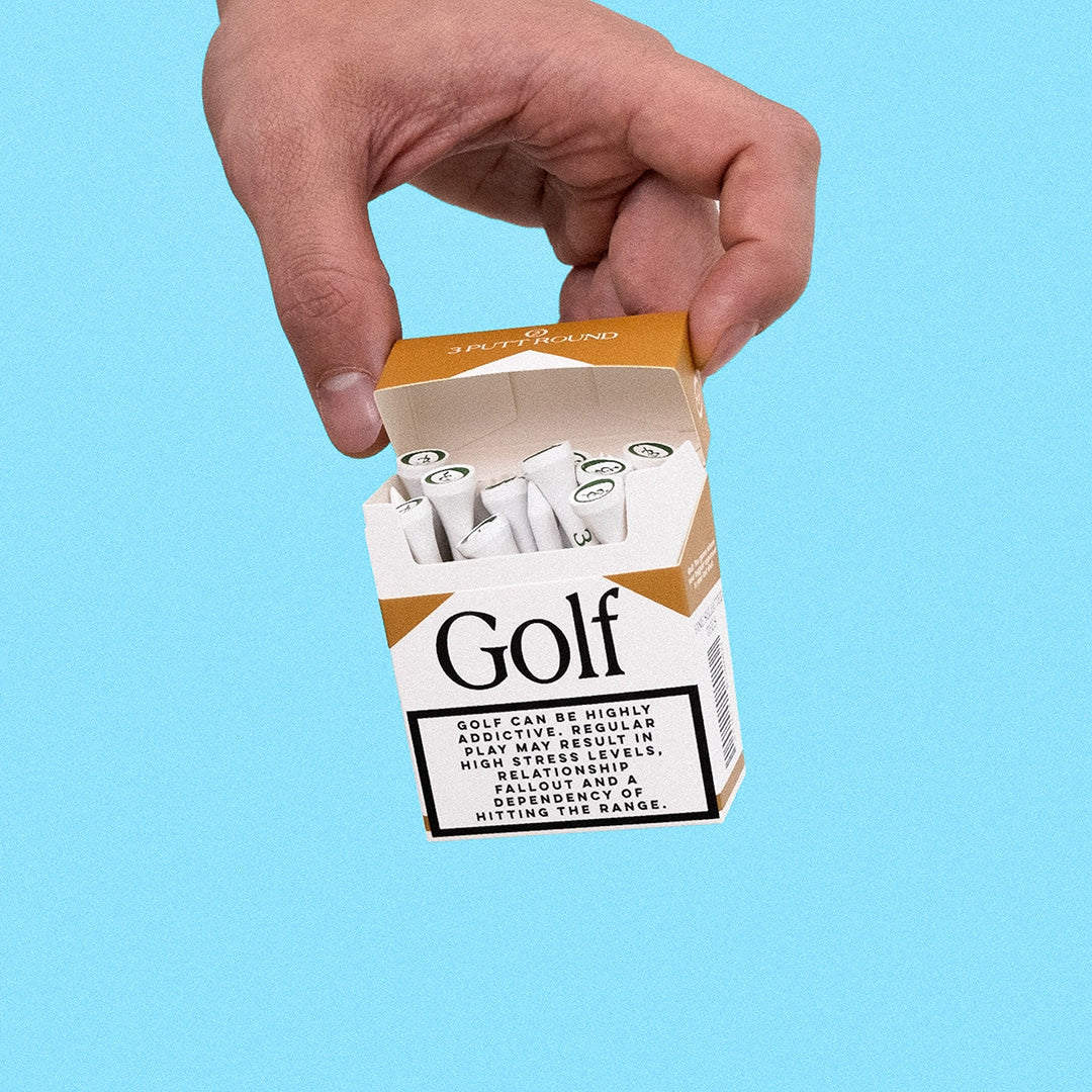 THE GOLD "GOLF ADDICTION" TEE PACK